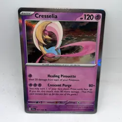 Cresselia 021/064 Rare Shrouded Fable Pokemon Holo Near Mint - Image 1