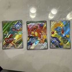Pokemon TCG First Partner illustration collection Bulbasaur,Charmander,Squirtle - Image 1