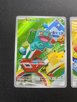 Pokemon First Partner Illustration Collection TCG Bulbasaur Squirtle Charmander - Image 2