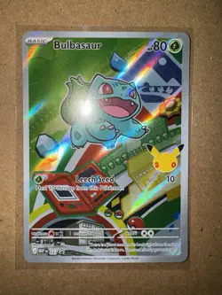Pokemon TCG: First Partner Illustration Collection Bulbasaur Charmander Squirtle - Image 2