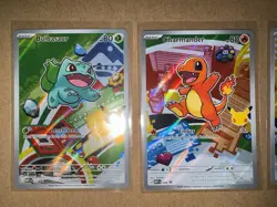 Pokemon TCG: First Partner Illustration Collection Bulbasaur Charmander Squirtle - Image 2
