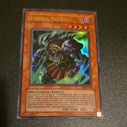 Konami Yu-Gi-Oh! Exodia Necross & Contract with Exodia DCR 1st Edition Holo - Image 1