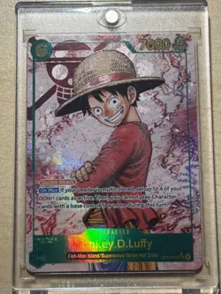 Monkey D. Luffy OP13-118 SEC Alt Art One Piece Carrying On His Will English NM - Image 1