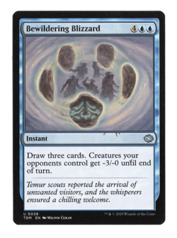 MTG-Bewildering Blizzard-Tarkir: Dragonstorm-38-Near Mint-NonFoil - Image 1