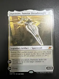 MtG Edge Of Eternities Dawnsire, Sunstar Dreadnought Regular - Image 1