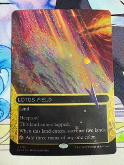 2025 MTG Edge Of Eternities Lotus Field Borderless Galaxy Foil #113 - Image 1