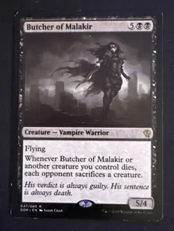 1x Butcher of Malakir (047) Duel Decks: Zendikar vs Eldrazi LP MTG Magic x1 MKE - Image 1