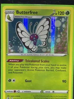 Pokemon TCG Butterfree Holo Rare Card 003/264 Fusion Strike NM/Mint Condition - Image 1