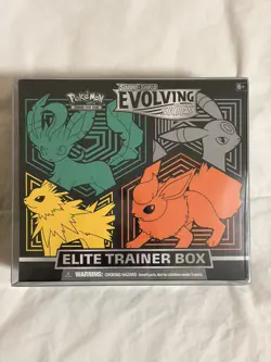 Pokemon TCG: SW&SH Evolving Skies Elite Trainer Box w/ Plastic Display Case - Image 1