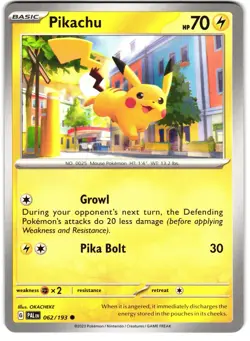 Pikachu 62/193 Pokemon SV: Paldea Evolved - Image 5