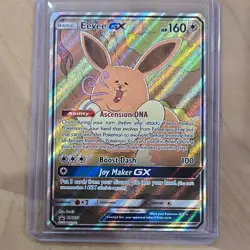 Eevee GX SM233 Full Art Promo Holo Pokemon Card Near Mint/LP - Image 1