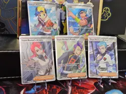 Destined Rivals 🔥 5 Trainer Lot NM Full Art Pokemon Team Rocket's Petrel Archer - Image 2