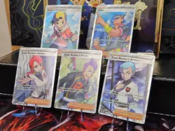 Destined Rivals 🔥 5 Trainer Lot NM Full Art Pokemon Team Rocket's Petrel Archer - Image 3