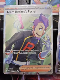 Destined Rivals 🔥 5 Trainer Lot NM Full Art Pokemon Team Rocket's Petrel Archer - Image 4
