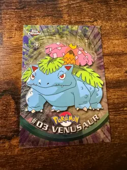 2000 Topps Chrome Pokemon: Venusaur #03 - NM - Image 1