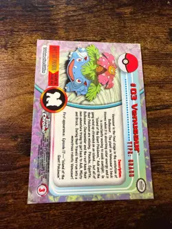 2000 Topps Chrome Pokemon: Venusaur #03 - NM - Image 2