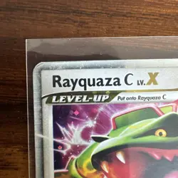 Pokemon Card Rayquaza C LV.X DP47 Promo Holo Diamond & Pearl TCG 2009 MP - Image 2