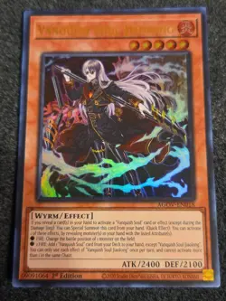 Yugioh Vanquish Soul Jiaolong AGOV-EN018 Ultra Rare 1st Ed NM - Image 1