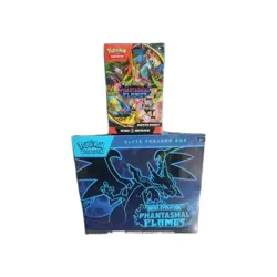 Phantasmal Flames ETB And Booster Bundle SEALED FAST Pokemon TCG - Image 1