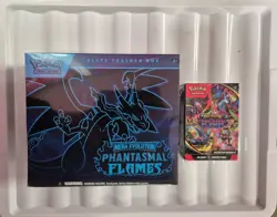 Pokemon TCG Phantasmal Flames ETB & Booster Bundle - New & Sealed - Image 1