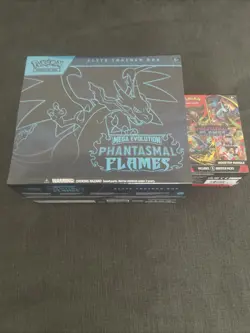 Pokemon TCG Mega Evolution Phantasmal Flames ETB And BOOSTER BUNDLE SEALED ✅🚚 - Image 1