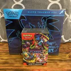Pokemon TCG Phantasmal Flames ETB and Booster Bundle Brand New and Sealed - Image 1