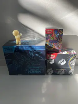 Pokemon TCG Phantasmal Flames Sealed Bundle - ETB + Booster Box + Booster Bundle - Image 1