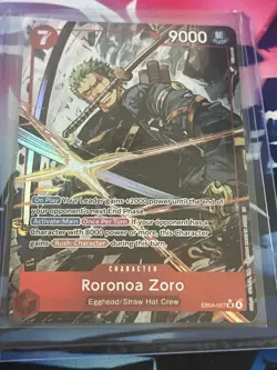 One Piece Roronoa Zoro Alt Art SR* Adventure On Kami's Island Eb-04 Op-15 - Image 1
