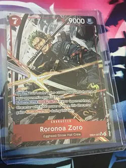 One Piece Roronoa Zoro Alt Art SR* Adventure On Kami's Island Eb-04 Op-15 - Image 2