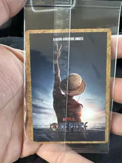 Bandai One Piece Netflix Don!! Promo Card Tony Tony Chopper SEALED - Image 2