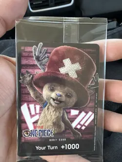 Bandai One Piece Netflix Don!! Promo Card Tony Tony Chopper SEALED - Image 3