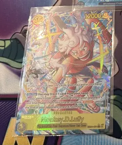 One Piece TCG CCG Monkey.D.Luffy EB04-061 AA SEC Alternate Art NM Near Mint fast - Image 1