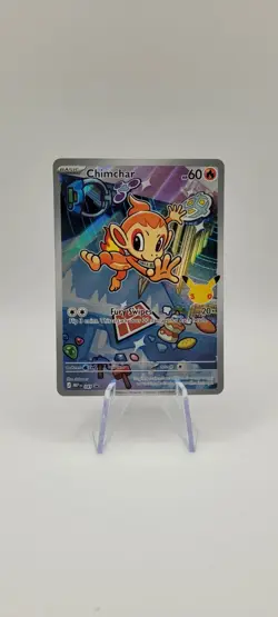 Pokemon TCG:Chimchar MEP041 First Partner Illustration Promo 30th Anniversary-NM - Image 1