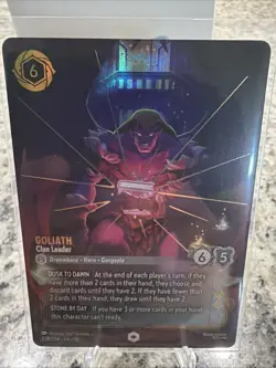 Goliath Clan Leader Enchanted 238/204 Whispers in the Well Disney Lorcana FOIL - Image 1