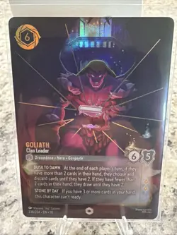 Goliath Clan Leader Enchanted 238/204 Whispers in the Well Disney Lorcana FOIL - Image 3