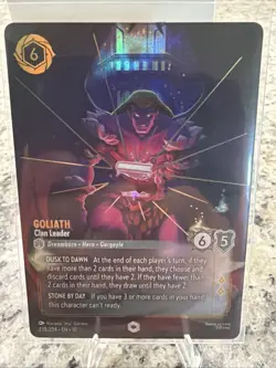 Goliath Clan Leader Enchanted 238/204 Whispers in the Well Disney Lorcana FOIL - Image 4