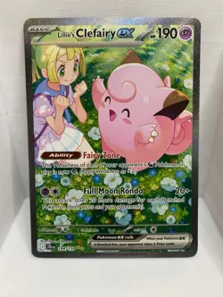 Lillie's Clefairy EX 184/159 SIR Pokemon Journey Together NM/M - Image 1