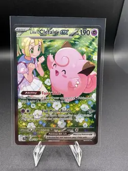 Pokemon Journey Together Lillie's Clefairy EX #184/159 - Image 1