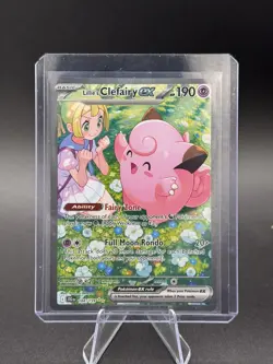 Lillie's Clefairy EX 184/159 Sv09 Journey Together Special Illustration Holo - Image 1