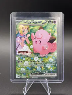 Lillie's Clefairy EX 184/159 Sv09 Journey Together Special Illustration Holo - Image 2