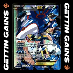 Team Aqua's Kyogre EX - 6/34 - Ultra Rare - Double Crisis - Pokemon Card - LP - Image 1