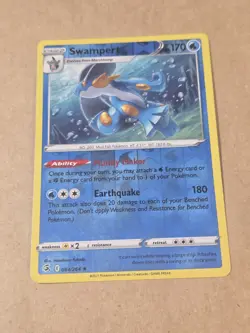 Swampert 064/264 Fusion Strike Reverse Holo Pokemon Tcg Card - Image 1