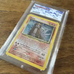Entei 2001 Neo Revelation 6/64 Holo Pokemon Card Swirl Ace - Image 3