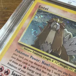 Entei 2001 Neo Revelation 6/64 Holo Pokemon Card Swirl Ace - Image 4