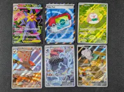 Lot of 6 Pokemon Perfect Order Ultra Rare and Illustration Rare cards Poke Pad - Image 1