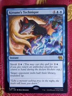Kitsune's Technique Teenage Mutant Ninja Turtles Magic The Gathering MTG card - Image 1