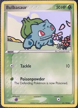 Bulbasaur 45/100 Crystal Guardians Regular (See Photos) Pokemon Card - Image 1