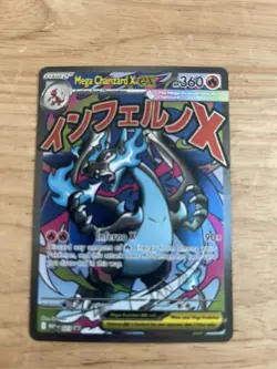 Pokemon Mega Charizard X EX 023 Me: Mega Evolution Promo Holo Card English - Image 3