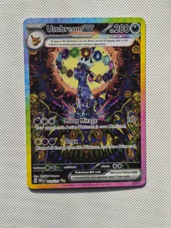 Pokemon TCG Prismatic Evolutions Umbreon EX Card 161/131 SIR - Image 1