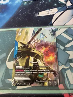 The-O GD03-002 LR+ Alt Art Steel Requiem Gundam TCG Card Game CCG English - Image 1